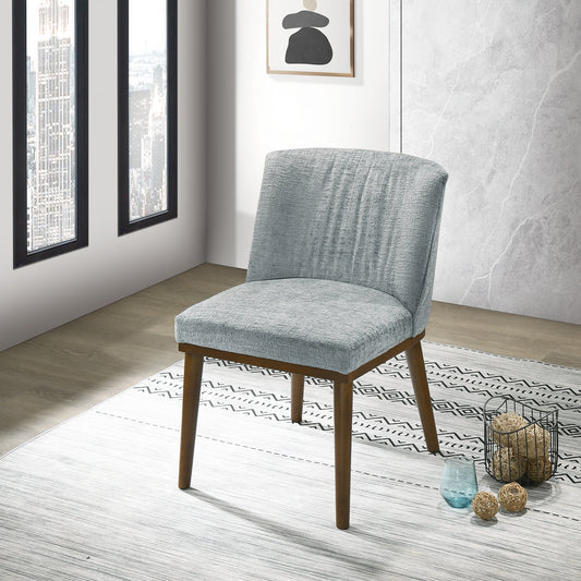 Daley Grey Fabric Dining Chair   Set Of 2