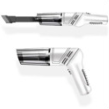 White Wireless Automobile Folding Vacuum Cleaner Hand-held High-power Strong Suction Vacuum Cleaner