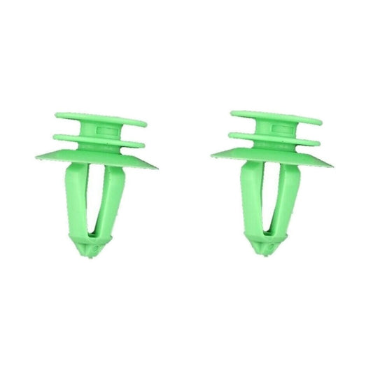 For Land Rover Discovery II Rear Bumper Corner Finish Molding Green Clips X2