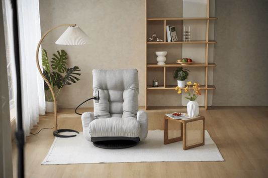 Adjustable Head And Waist, Game Chair, Lounge Chair In The Living Room, 360 Degree Rotatable Sofa Chair,Rotatable Seat Leisure Chair Deck Chair