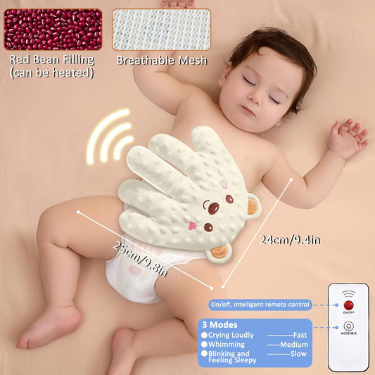 Electric Automatic Patting Device,Cute Baby Soothing Palm,Newborn Hand Gloves,Electric Baby Hand Pillow,Sleep Plush Animal Toy