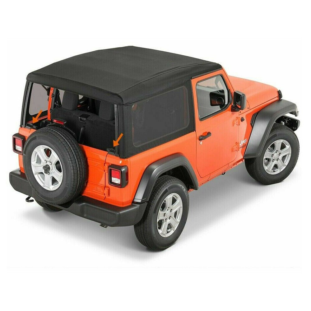 Soft Top Rear Right & Left Window Retaining Clips