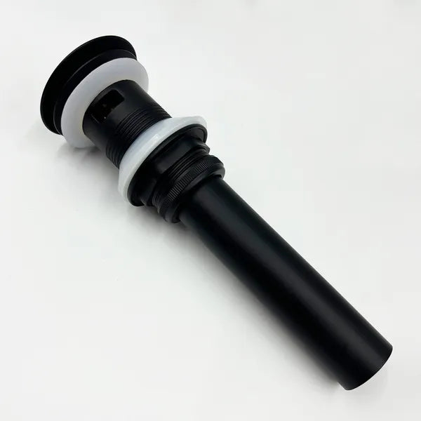 Bathroom Sink Drain With Overflow, Vessel Sink Lavatory Vanity Pop-Up Drain Stopper, 304 Stainless Steel