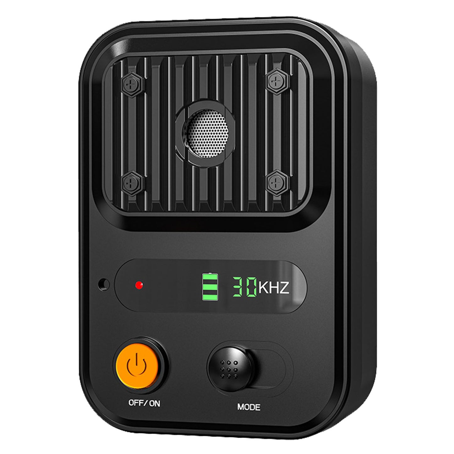 Black-Green Color Options -- 1Pc Ultrasonic Anti-Barking Device Rechargeable Auto Dog Bark Control Deterrent Box Training Device IPX4 Waterproof With 3 Frequency Max 32.8Feet Sensing Distance For Most