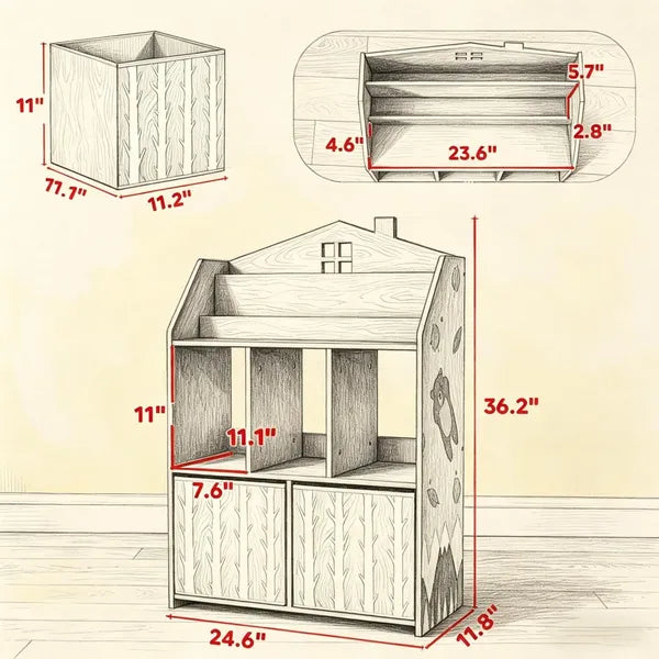 Shelf Book&Tall Bookshelf