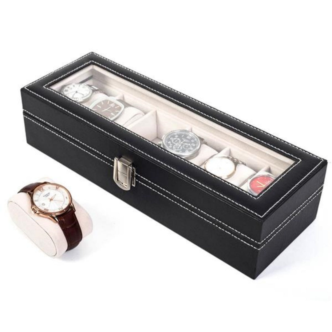 6-position Watch Storage Box