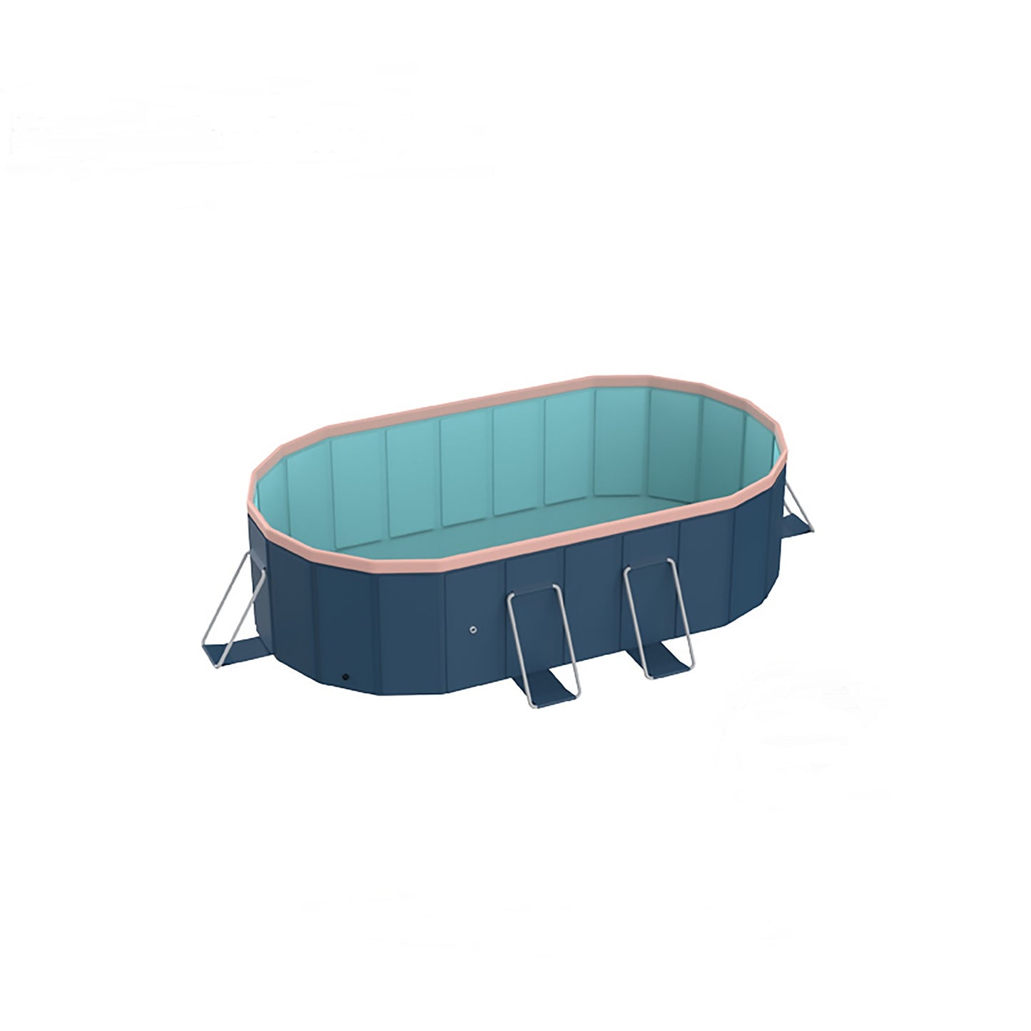 2.1m PVC Folding Pool  Not Inflatable  Bathes And Cools In Summer, Suitable For Outdoor Patio Beach Garden