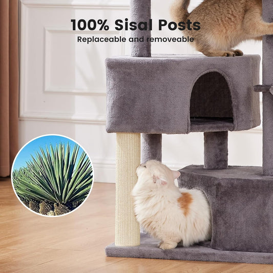 Gardner Pets Large Cat Tree For Medium To Large Cats, Heavy-Duty Cat Tower With Scratch Post And Washable Top Perch. Self-pickup Orders Supported Via FedEx, Amazon Ship, And UPS.