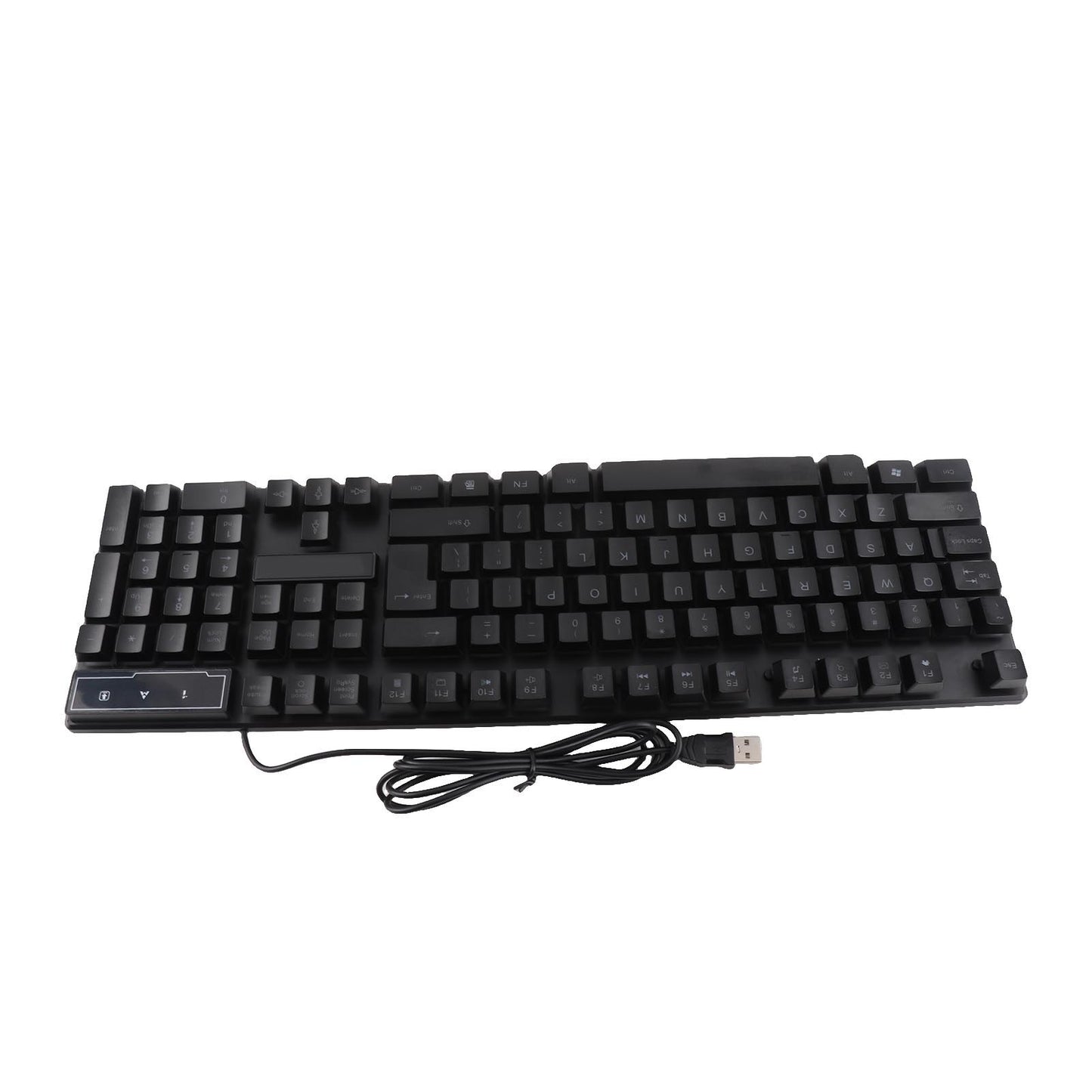 T-WOLF TF800 Four-piece Gaming Combo 104 Keys Keyboard 4-color Breathing Light Mouse 3.5mm Gaming Headset Anti-slip Mouse Pad