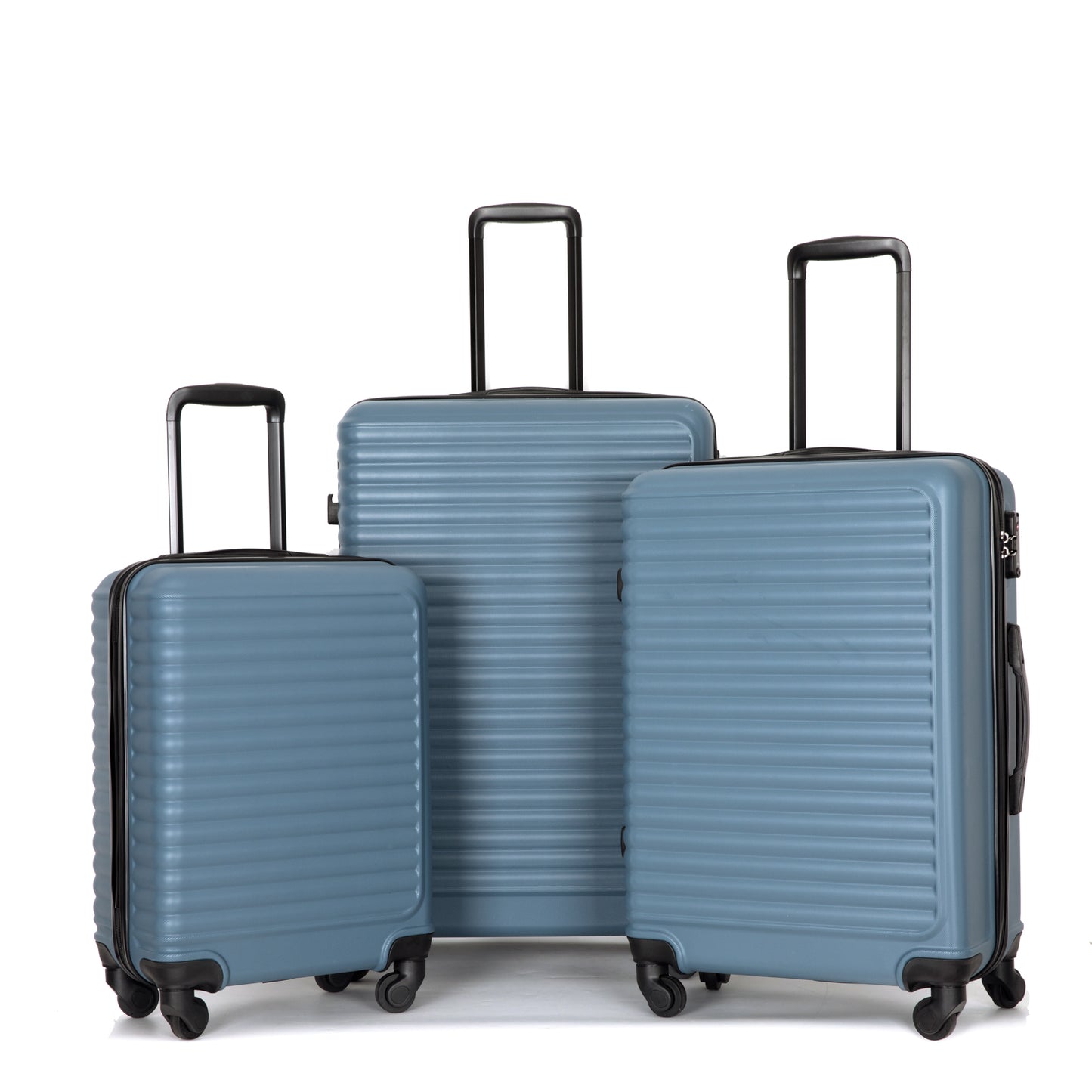Luggage Sets 3 Piece,Suitcases With Wheels Hardshell,Lightweight Travel Suitcase Sets With TSA Lock, Blue,20  24  28inch