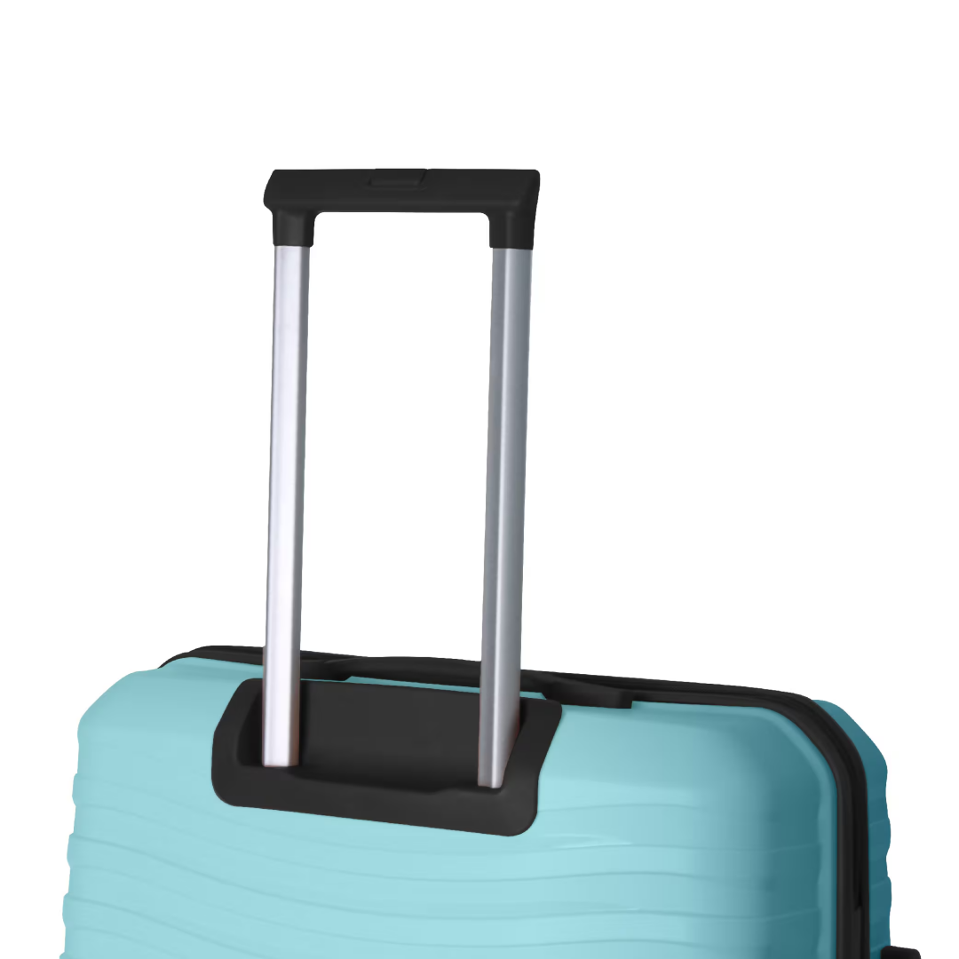 3-Piece Luggage Sets 20, 24, 28, Suitcase With Wheels, Hardside Suitcase With Four Spinner Wheels And Scratch-Resistant Surface, SkyBlue