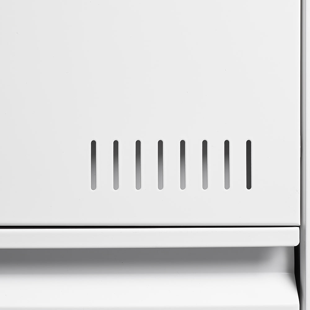 Filing Cabinet Lateral File Cabinet 2 Drawer, White Filing Cabinets With Lock, Locking Metal File Cabinets Three Drawer Office Cabinet For Legal Letter A4 F4 Home Office