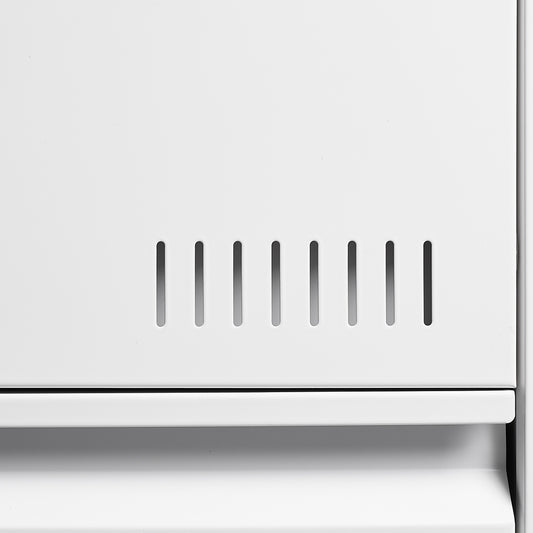 Filing Cabinet Lateral File Cabinet 2 Drawer, White Filing Cabinets With Lock, Locking Metal File Cabinets Three Drawer Office Cabinet For Legal Letter A4 F4 Home Office