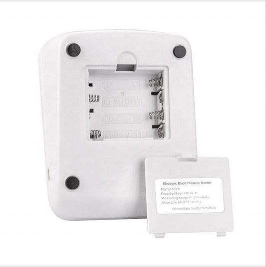 Automatic Upper Arm Blood Pressure Monitor Pulse Meter BP Machine Voice Talking
