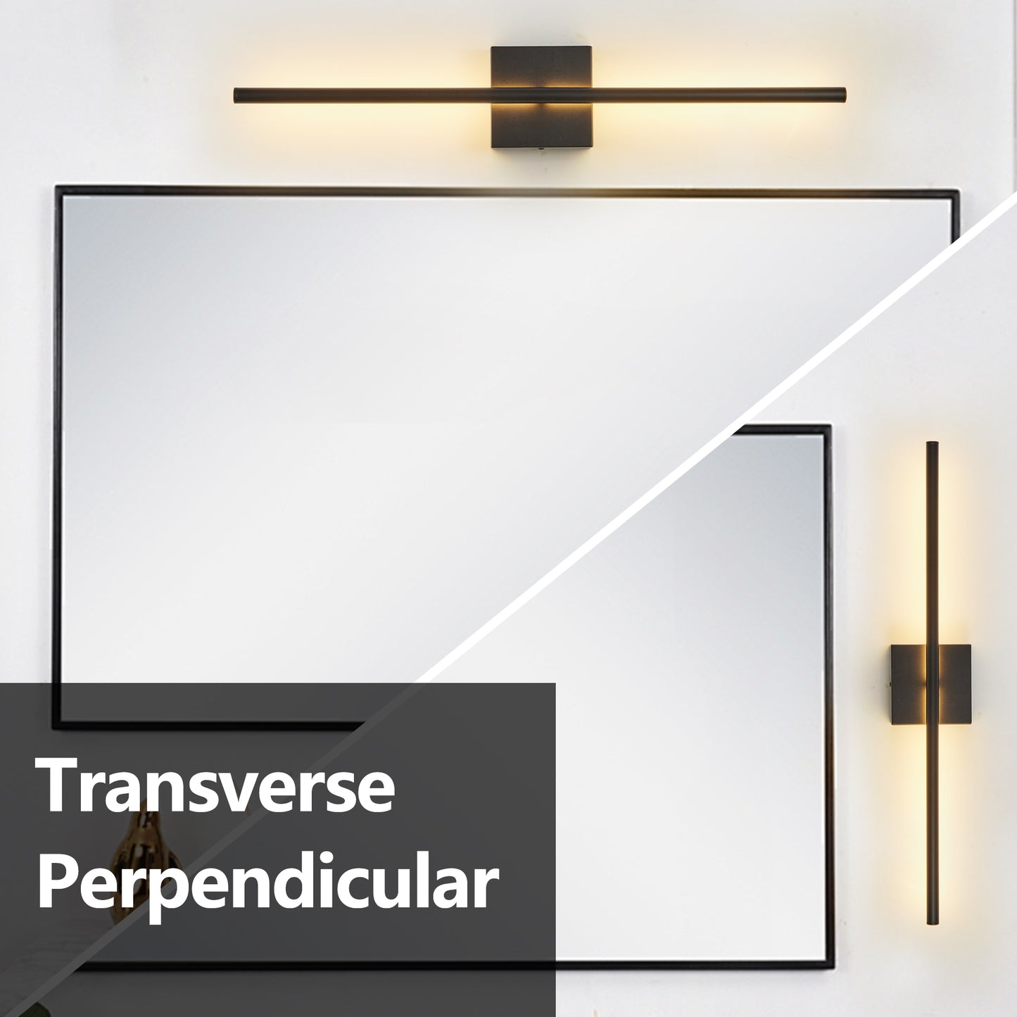 28  2-Pack Modern LED Wall Sconce, Minimalist Indoor Wall Light Fixtures, Black Matte Finish For Living Room, Bedroom, Hallway, Hotel, And Home Decor