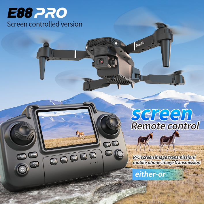 E99 Dual-Battery Drone With Screen