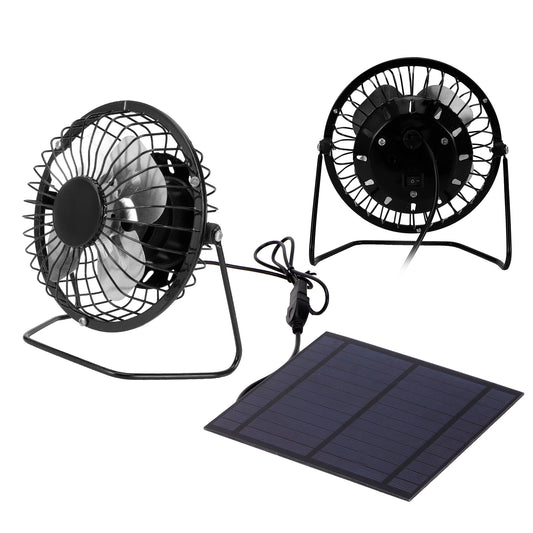 5W Mini Solar Panel With Portable Cooling Fan Photovoltaic Solar Panel Set For Greenhouse