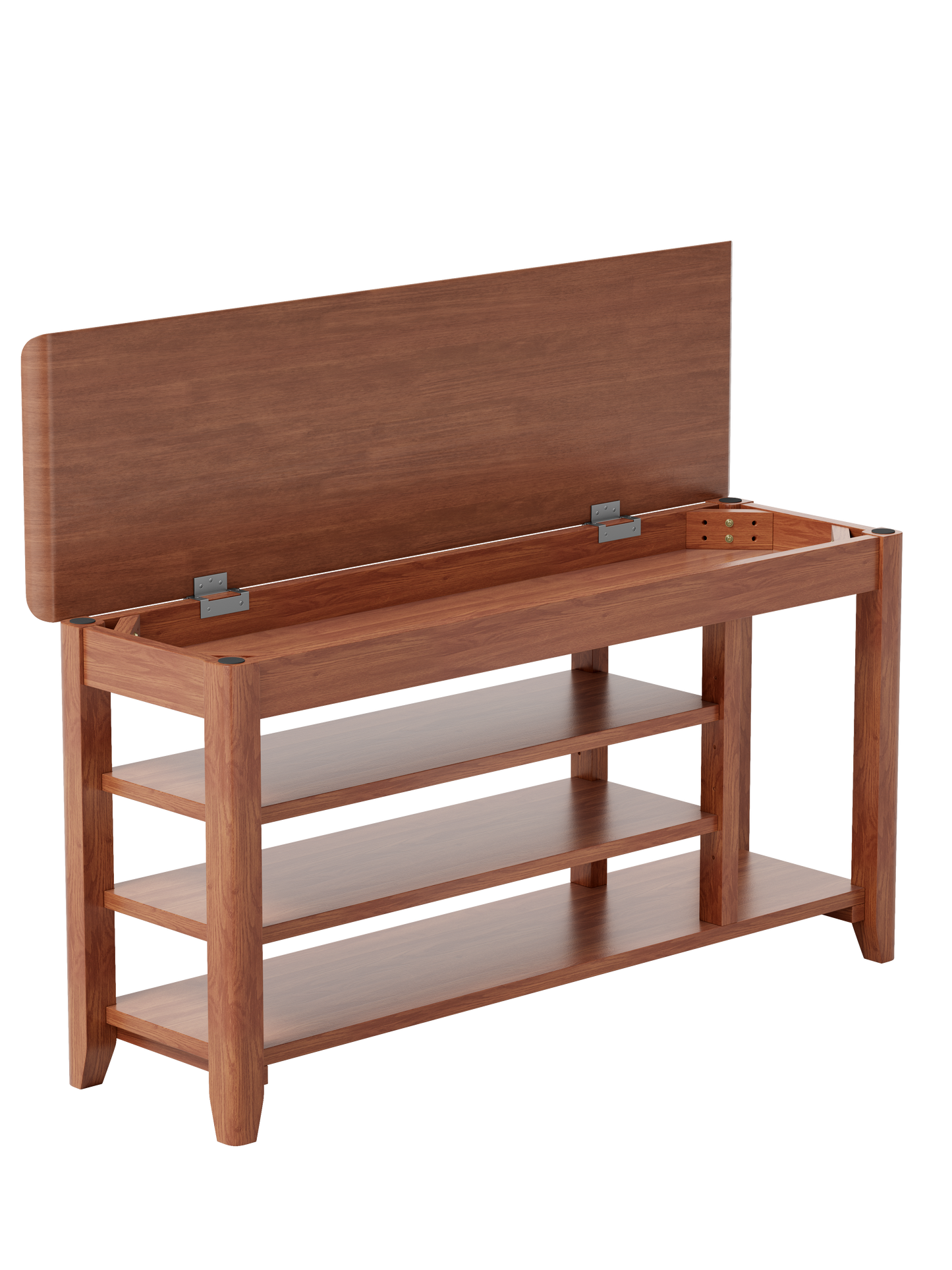 Adjustable Shoe-changing Bench, Storage Bench, Hidden Storage. With A Load-bearing Capacity Of Up To 550 Pounds, Suitable For Bedrooms And Corridors. 1 0 0 Solid Wood.