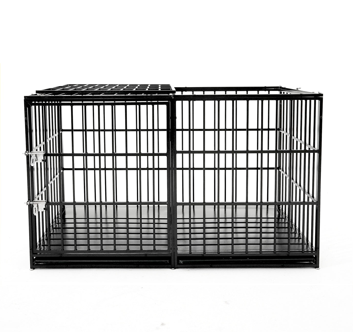 61  Extra Large Heavy Duty Dog Crate Dog Cage Strong Metal Dog Kennels And Pens Crates For Large Dogs