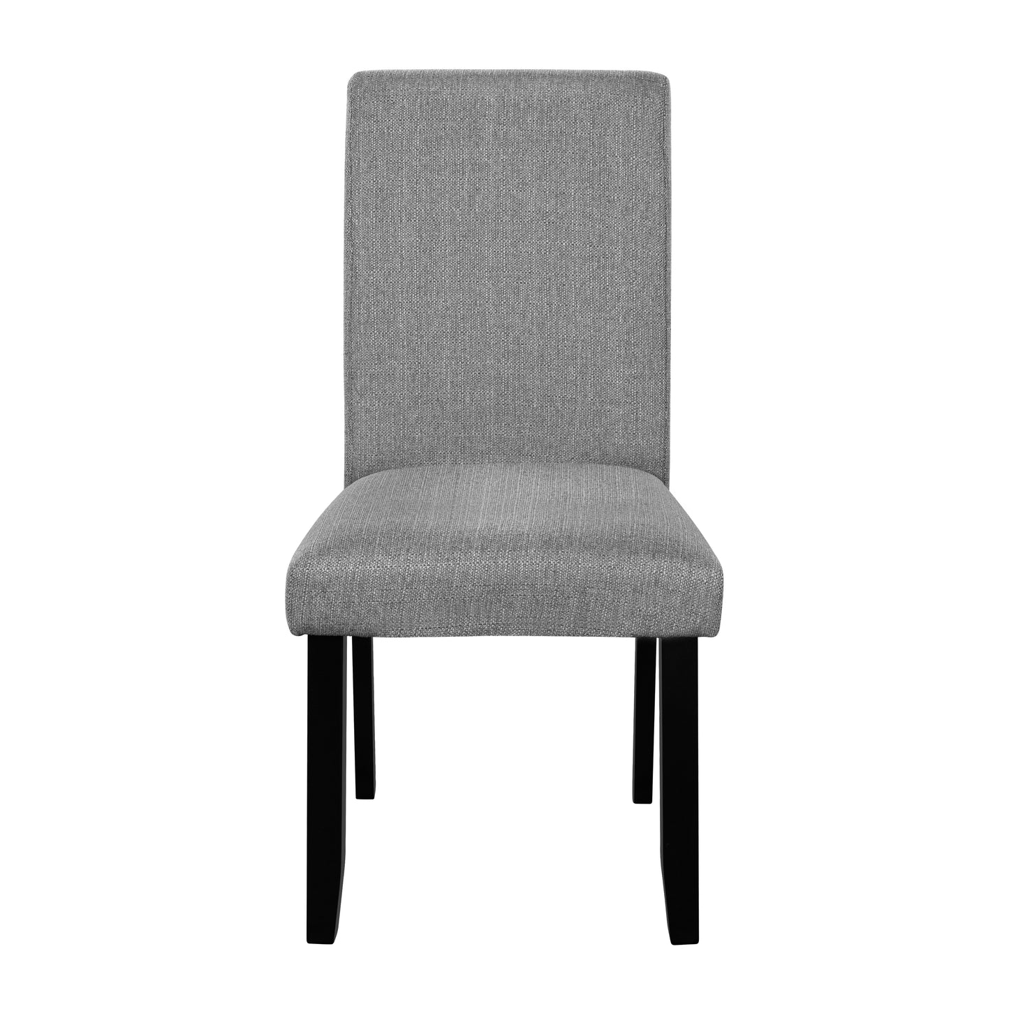 Modern Dining Room Chairs Set Of 4, Accent Diner Chairs Upholstered Fabric Side Stylish Kitchen Chairs With Solid Wood Legs And Padded Seat - Gray