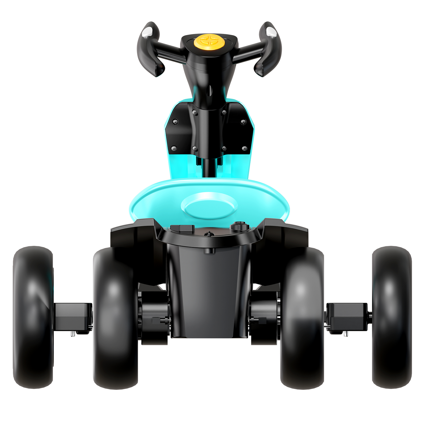 12V Electric Kids Pedal Go Kart, Folder Go Kart, Outdoor Ride On Toy With Adjustable Seat, 4 Non-Slip EVA Wheels For Boys And Girls For Age 3-6 Years Old Light BLUE