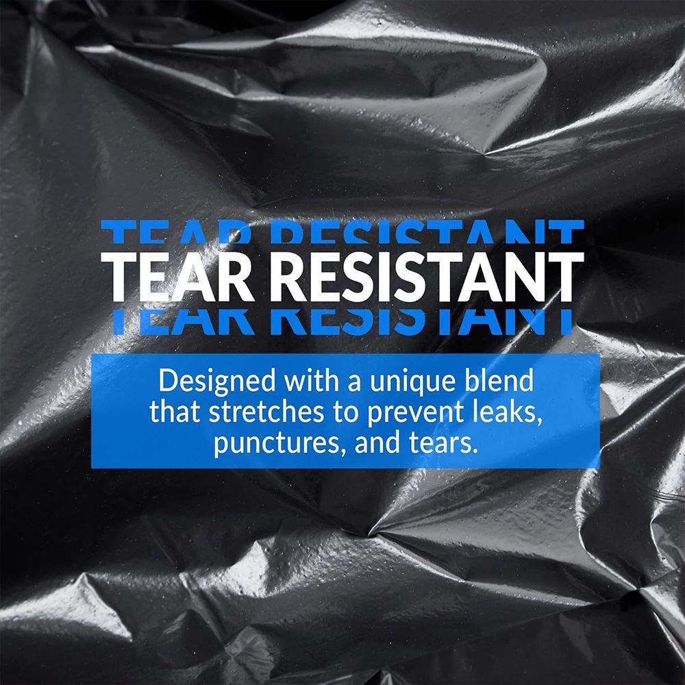 45 Extra-thick, Leak-proof Garbage Bags, Suitable For Home, Commercial, And Various Other Uses. A Great Helper For Home Cleaning.