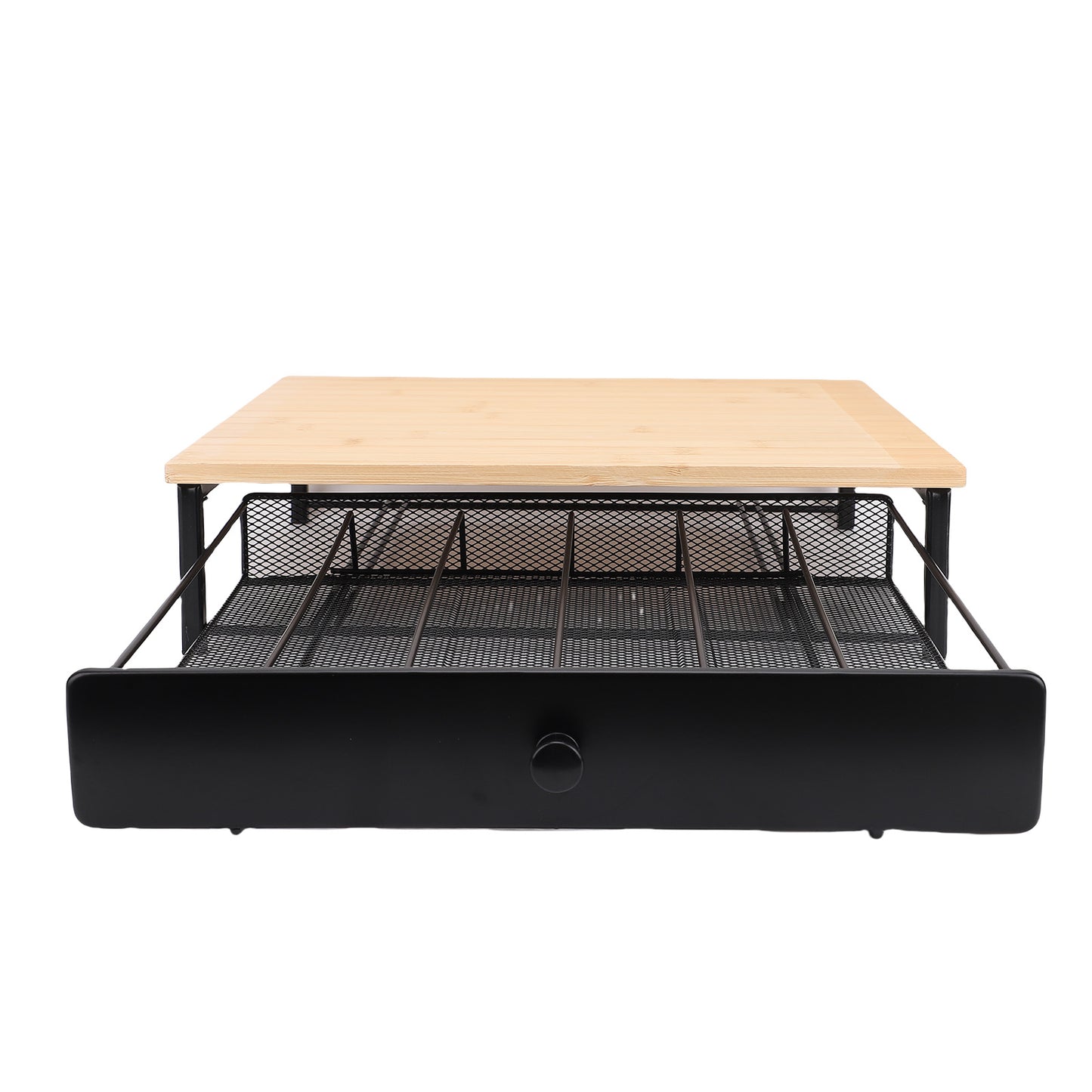 Coffee Pod Holder Drawer 36 Pods Capacity Iron Capsule Storage Drawer Countertop Organizer For Coffee Station