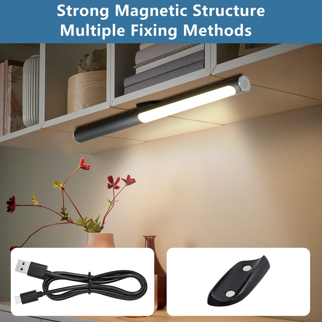 LED Desk Lamp 360 Adjustable, USB Charging Port, 5 Light Modes & Dimmable Brightness, Bedside Lamp For Reading, Craft, Work, Study Black