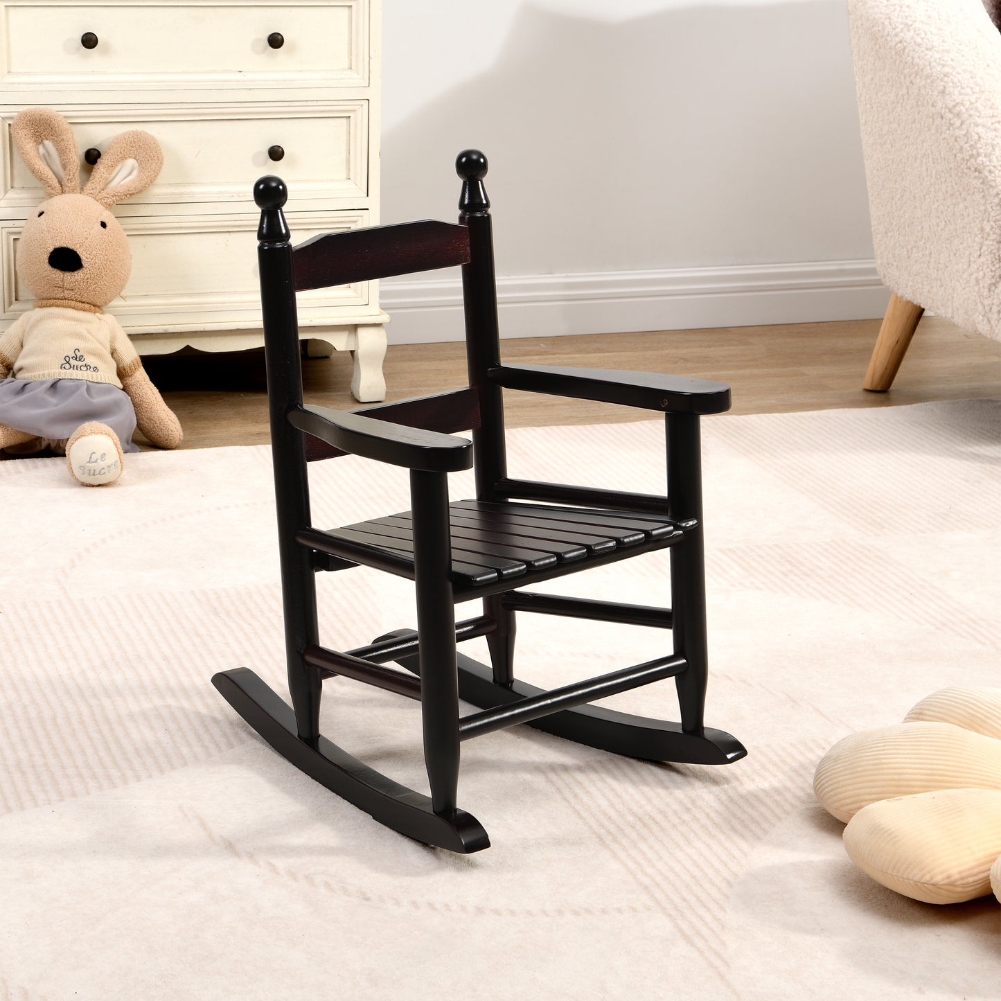 Children's  Rocking Oak Chair- Indoor Or Outdoor -Suitable For Kids-Durable ESP