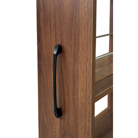 7 Tier Multi-functional Pull-out Multi-tier Storage Single-sided Open Shelf For Kitchen, Living Room & Narrow Spaces