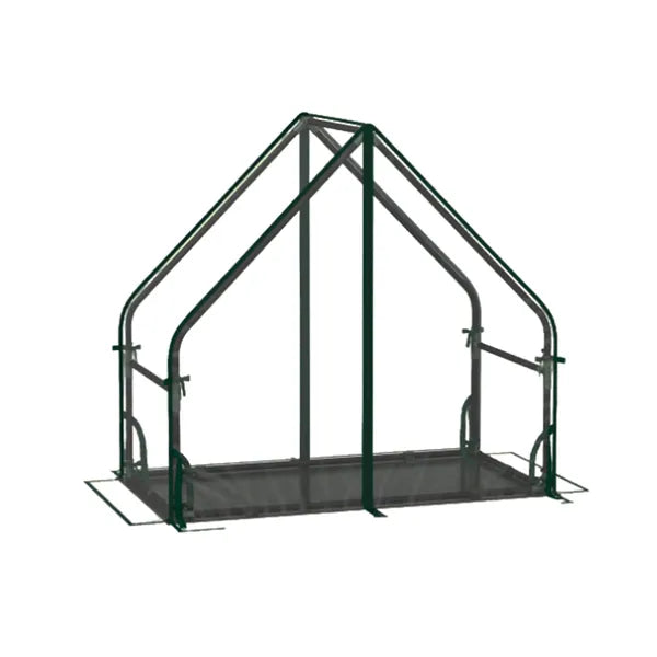 36' X 20' X 34' Ortable Mini Greenhouse With PE Bottom Mat, Waterproof Clear PVC Plant Grow Tent With Metal Frame, Wind Resistant Outdoor Green House For Garden Balcony