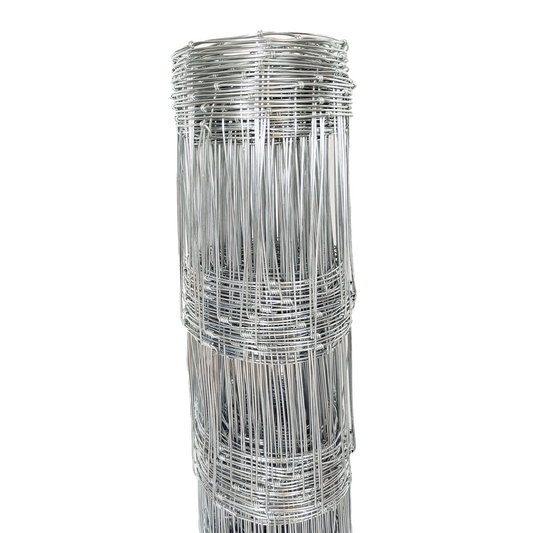 Farm Fence 4ft X 328ft 14Gauge Heavy Zinc Coating Cattle Fence,Galvanized Field Wire Fencing Deer Fence,Goat Fence,Hog Wire Fencing For Yard Livestock & Animals Protection
