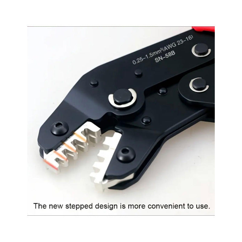 SN-58B Automotive Plug-in Crimping Pliers With Multiple Jaws Are Suitable For Bare Terminal Insulation Terminals And Tubular Terminals,Clamping Fixture, Multi Clamping Mold, Wire Set, DuPont Terminal,