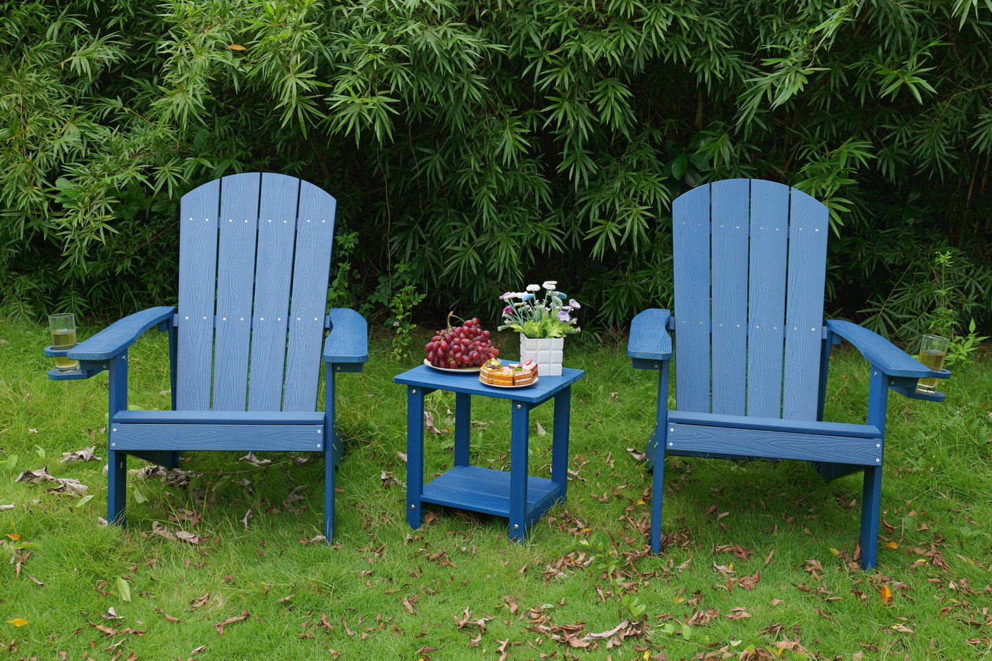 2-Piece All-Season Outdoor Lounge Chairs Perfect For Patio Chats & Garden Leisure Gatherings