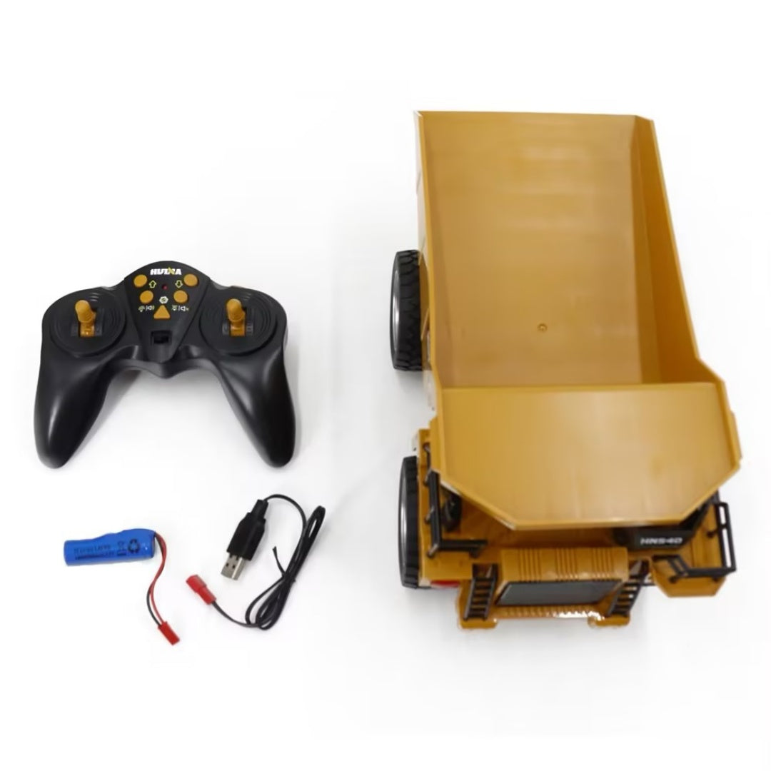 Huina 1534 1-18 Nine-channel Semi-alloy Remote Control Dump Truck