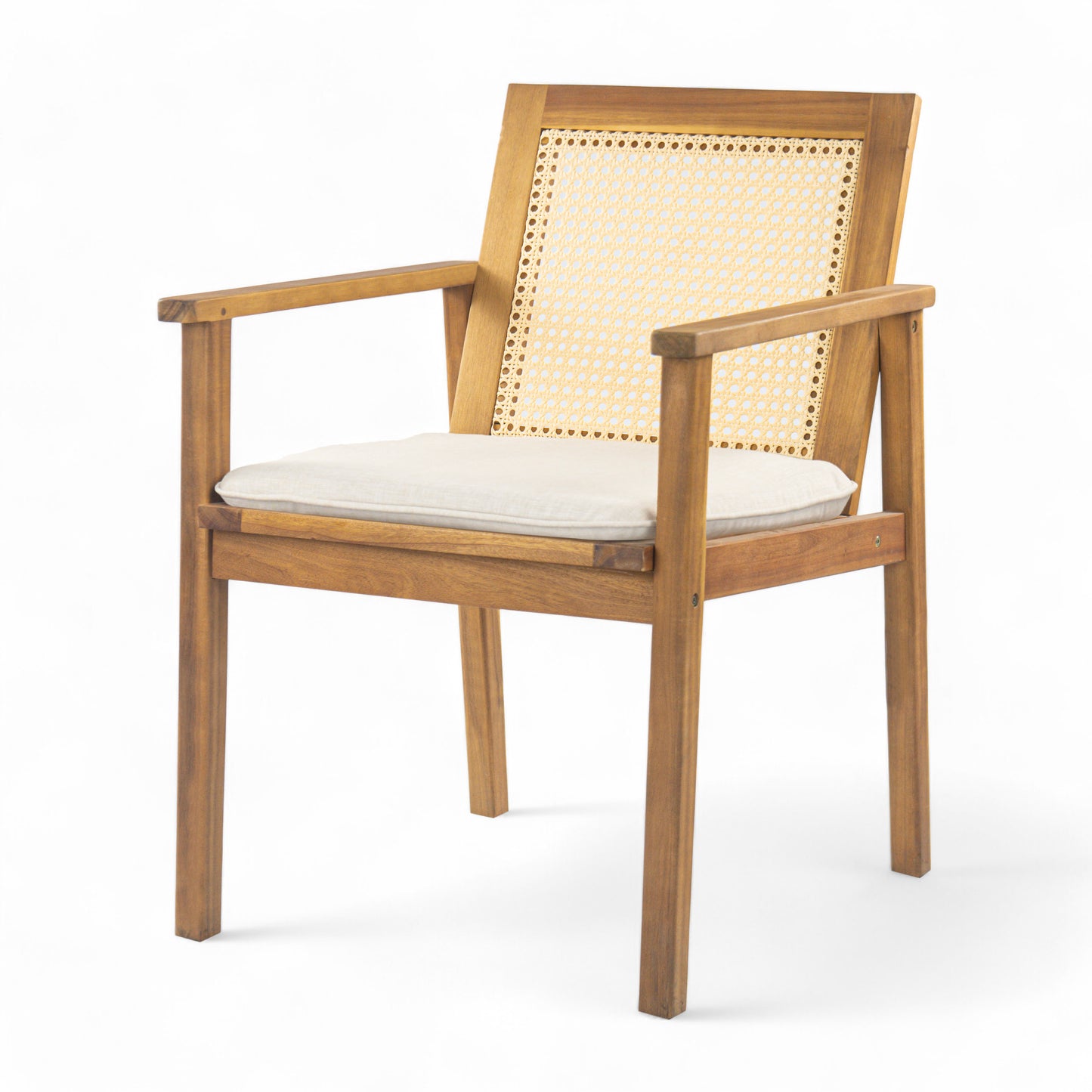 Preston Outdoor Dining Chair With Cushion Set Of 2