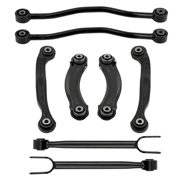 8pcs Rear Suspension Control Arms Strut Rod Lateral Arm Kit Fit For CHRYSLER 300 2005-2014 Fit For DODGE CHARGER 2006-2014 68045330AC, 68051638AB