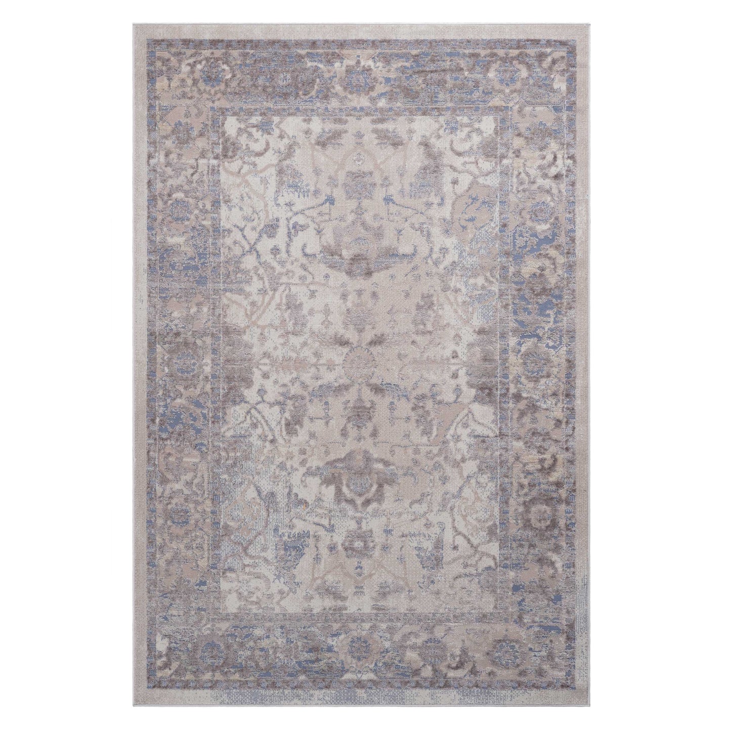 PAYAS 8X10 Brown  Beige  Traditional Area Rug