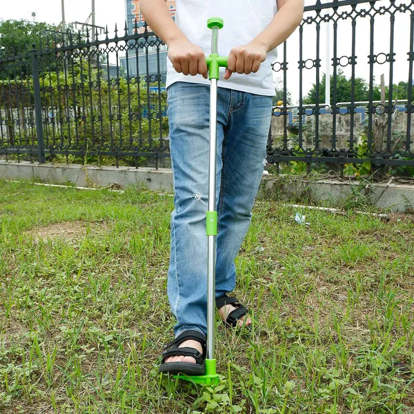 Weed Puller Twister Stand Up Root Removal Hand Tool 3 Claws Aluminum