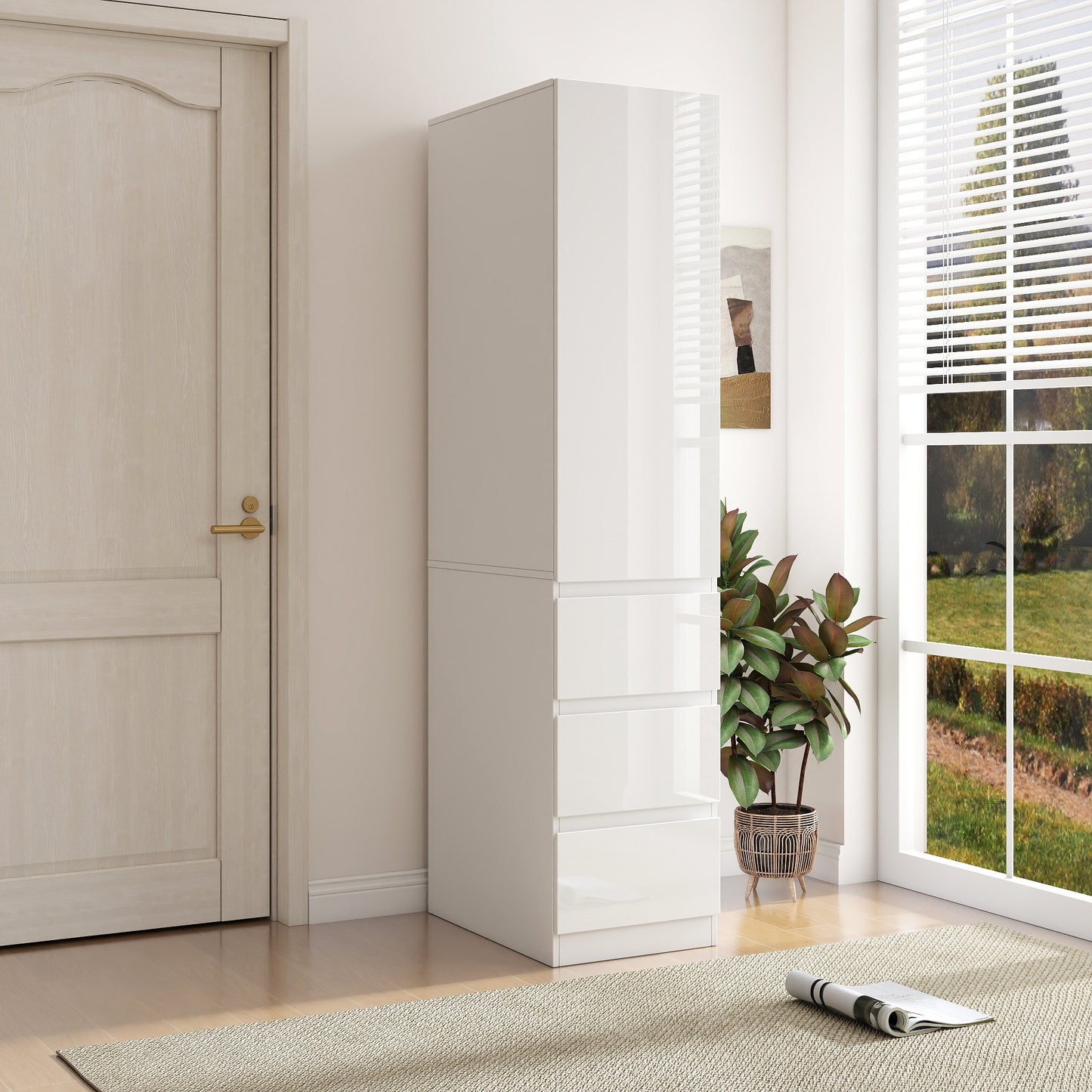 Kitchen Pantry Storage Cabinet,Food Pantry Cabinet With Doors ,shelves And Drawers