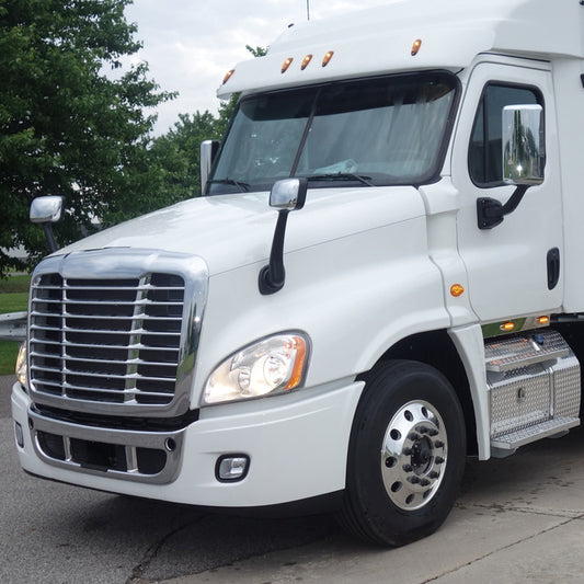 For Freightliner Cascadia 2008-2016 Chrome Hood Mirror Right Passenger Side
