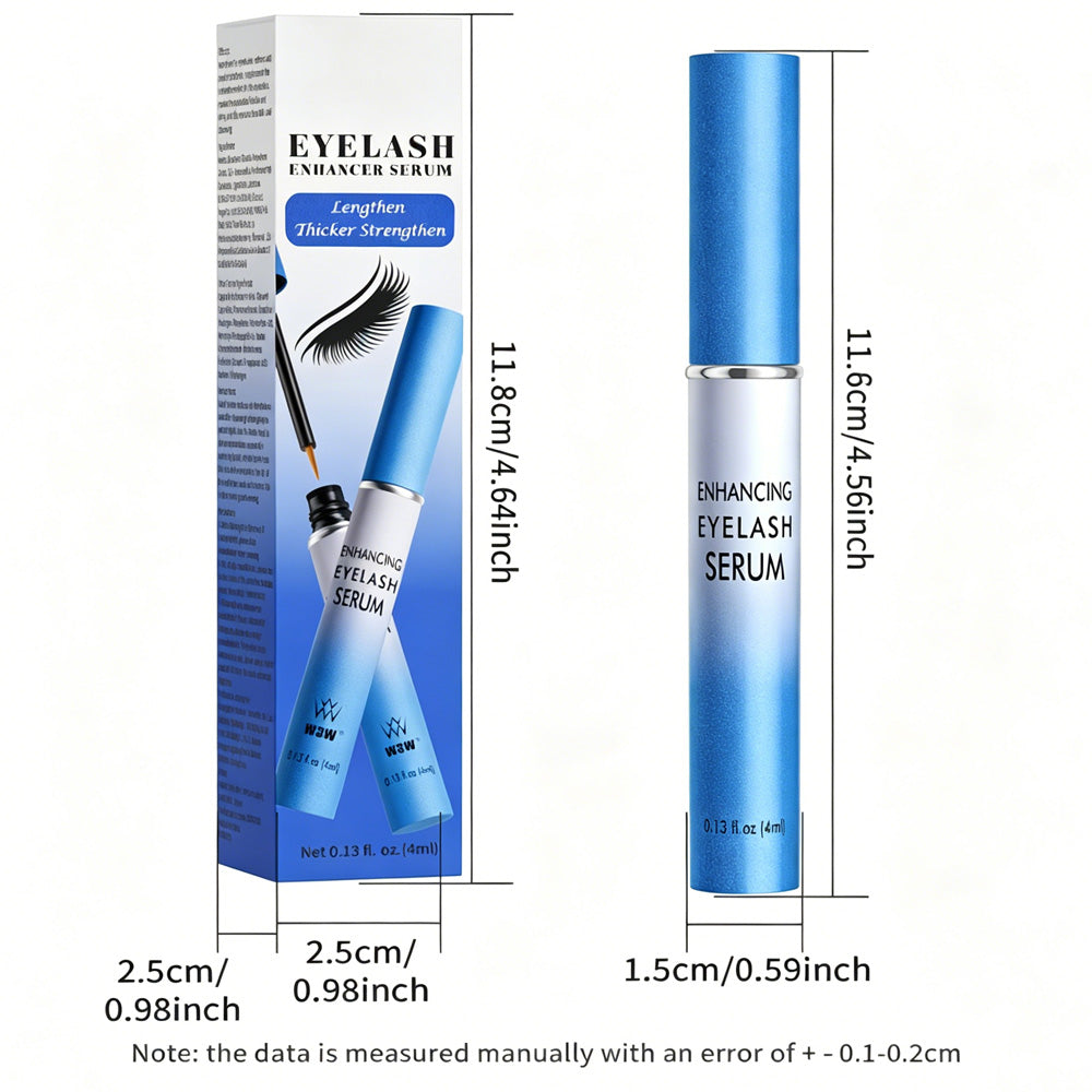Eyelash Growth Serum,Eyelash Serum Black Thick Eyelash Serum Long Curling,Peptide Lash Enhancer For Longer, Thicker Lashes & Brows,4ml